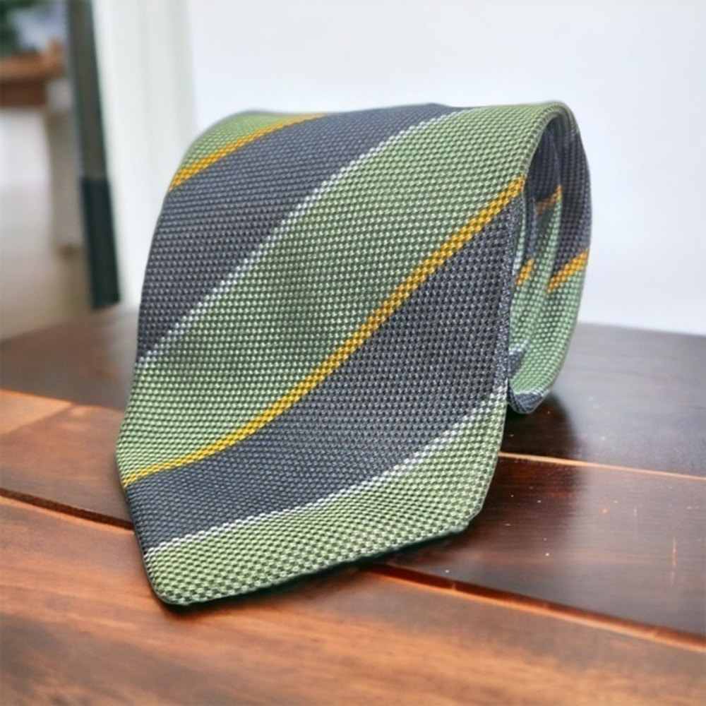 Fred Segal x Prochownick Fine Silk Tie Textured Pristine Condition